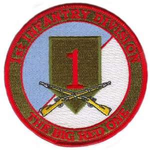  1st Infantry Division Patch with Rifles 
