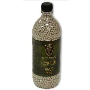  Elite Force 6mm Airsoft BBs 5000 count bottle .25g Sports 