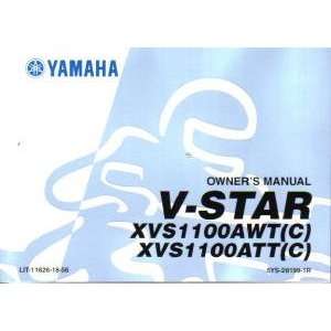   Yamaha XVS1100ATT ATTC V Star Silverado Factory Owners Manual Yamaha