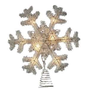  Ice Crystal Snowflake Christmas Tree Topper: Home 