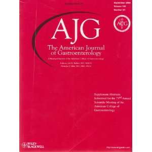  Supplement to AJG The American Journal Of Gastroenterology 