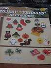 Holiday Fridgies magnets & applique crochet patterns  