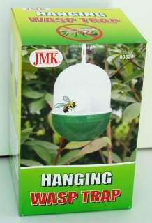 Hanging Wasp Yellowjacket Trap No Poison Chemicals Free Bee Bug 