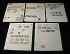 Overprint ST PIERRE & MIQUELON French STAMPS 5 Pages Old Collection 