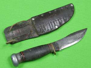 RARE US MARBLES Buster Brown Health Shoes Hunting Knife with sheath 