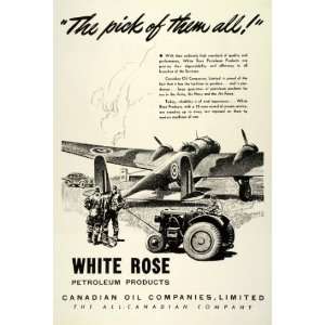   Airfield Fighter Plane WWII Airmen   Original Print Ad: Home & Kitchen