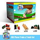 Conductor Carl 80 Piece Wooden Train Table Set   New  