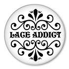 LACE ADDICT pin lacemaker button badge bobbin tatting