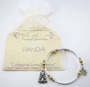 Panda OR Pig Theme Charm Bracelet,Handmade  