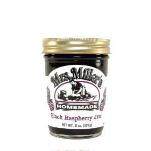 Mrs. Millers Homemade Black Raspberry Jam (12 Jars)  