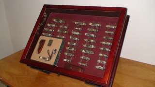Case knives Bonestag collection w/ Display case  