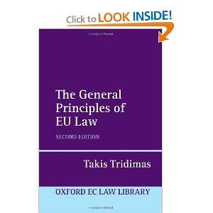   Law (Oxford European Community Law Library) (9780199227686) Takis