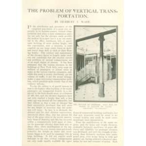    1909 Vertical Transportation Elevators illustrated 