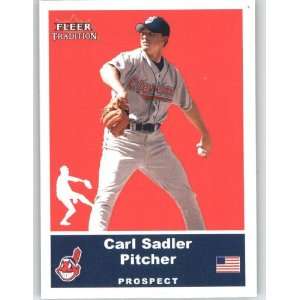  2002 Fleer Tradition Update #U74 Carl Sadler SP RC 