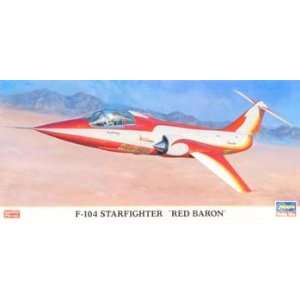    Hasegawa 1/72 F 104 Starfighter Red Baron Kit Toys & Games