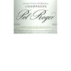  Pol Roger Brut Champagne Extra Cuvee de Reserve NV 750ml 