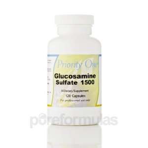  Priority One Glucosamine Sulfate 1500 120 Capsules Health 