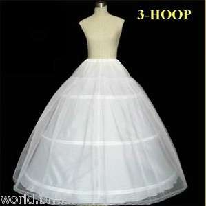 Hoops Petticoat White Wedding Dress Petticoat Underskirt Skirt To 