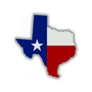  Texas Flag Round Sticker 