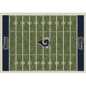   St. Louis Rams 3 10 x 5 4 Home Field Area Rug: Sports & Outdoors