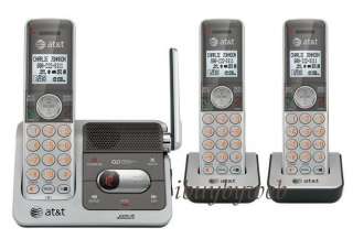 AT&T CL82201 3 Cordless Phones Talking Caller ID Answer  