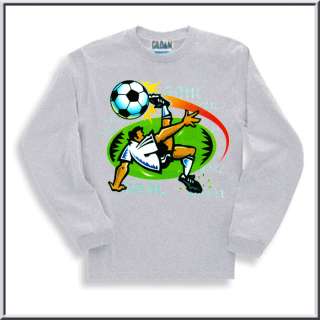 Goal Soccer Player Kicker Ball T Shirts KIDS S, M, & L  