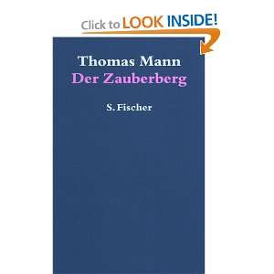  Der Zauberberg (9783100484048): Thomas Mann: Books