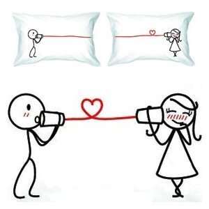 Love You Couple Pillowcases romantic Valentines Gifts for Couples 