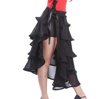 NEW Latin salsa tango Cha cha Rumba Ballroom Dance Mini Skirt #S8073 