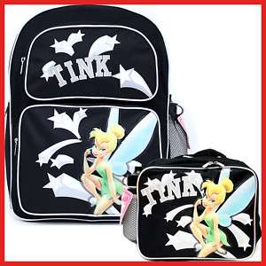 Disney TinkerBell School Backpack Lunch Bag Set  Tink  
