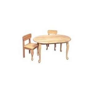 GiftMark Oval Queen Anne Table and Chair Set:  Home 