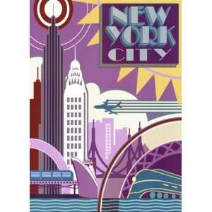    New York City   Poster by Peter Kelly (20 x 28)