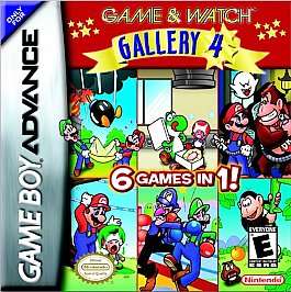 Game Watch Gallery 4 Nintendo Game Boy Advance, 2002  