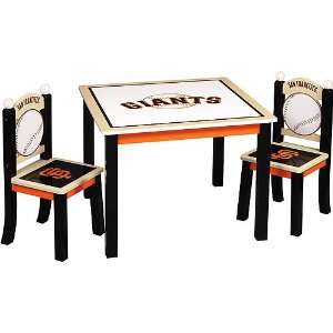  Guidecraft MLB Team Logo Table and Chair Set Style San 