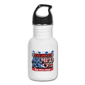 Water Bottle American Armed Forces Army Navy Air Force Military Job 