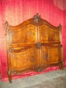 LARGE ANTIQUE VICTORIAN ITALIAN BEDROOM SET CARVED BED 11IT095D  