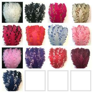 CURLY NAGORIE FEATHER PAD CURLY GOOSE FEATHER PAD FOR HEADBANDS 