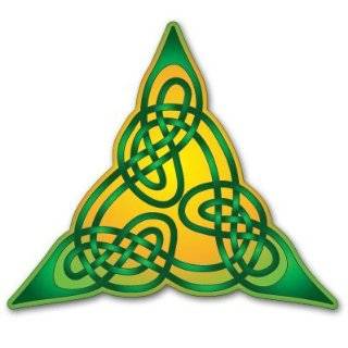  Celtic Cross Irish car bumper window sticker 5 x 3 