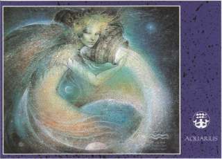 Aquarius Astrology Zodiac Susan Seddon Boulet Postcard  