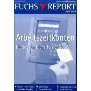  Arbeitszeitkonten Die besten Dienstleister 2008 (German 