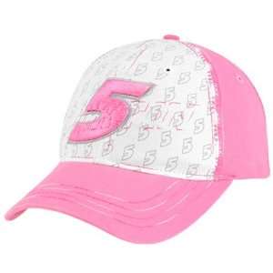  #5 Mark Martin Ladies Pink Big Number Adjustable Hat 