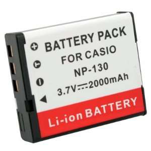    New NP 130 Battery For Casio Exilim EX H30 EX ZR100