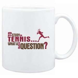 New  To Study Or Tennis  What A Stupid Question ?  Mug Sports 