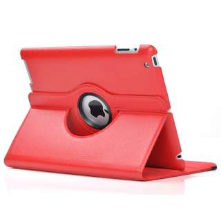For The New iPad 3/2 Purple Smart Cover Magnetic PU Leather Case Stand 