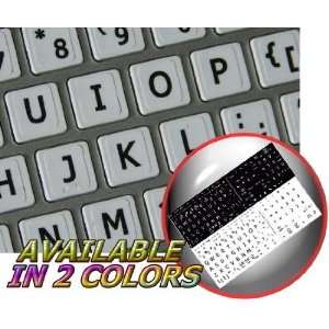 MAC ENGLISH LARGE LETTERING KEYBOARD STICKERS ON WHITE BACKGROUND FOR 
