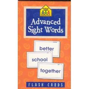  Advanced Sight Words Flashcards (9780938256885): School 