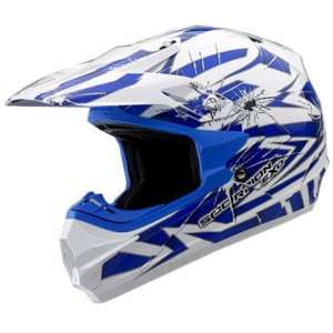  Scorpion Impact VX 24 MotoX Motorcycle Helmet   Blue / X 
