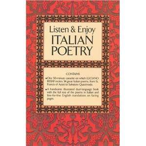  Listen & Enjoy Italian Poetry (Cassette Edition) (Dover 