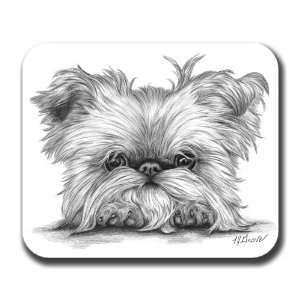  Brussels Griffon on Paws Dog Art Mouse Pad: Everything 