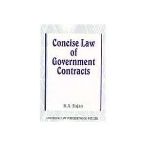  Concise Law of Government Contract (9788175341333) M.A 